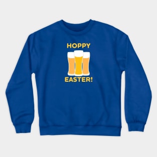 Hoppy Easter! Funny Drinking Design with Beer Crewneck Sweatshirt